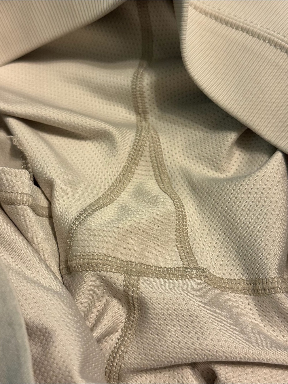 Athleta Skort Beige Pull On Elastic Pockets Womens Size 8 Elastic - Picture 11 of 11